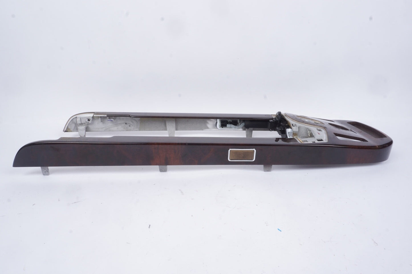 07-09 Mercedes W221 S600 S450 S550 Center Console Trim Bezel Wood 2216800234 OEM