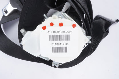 06-12 Mercedes W164 ML320 GL450 Rear Right Side Seat Belt Seatbelt Black OEM