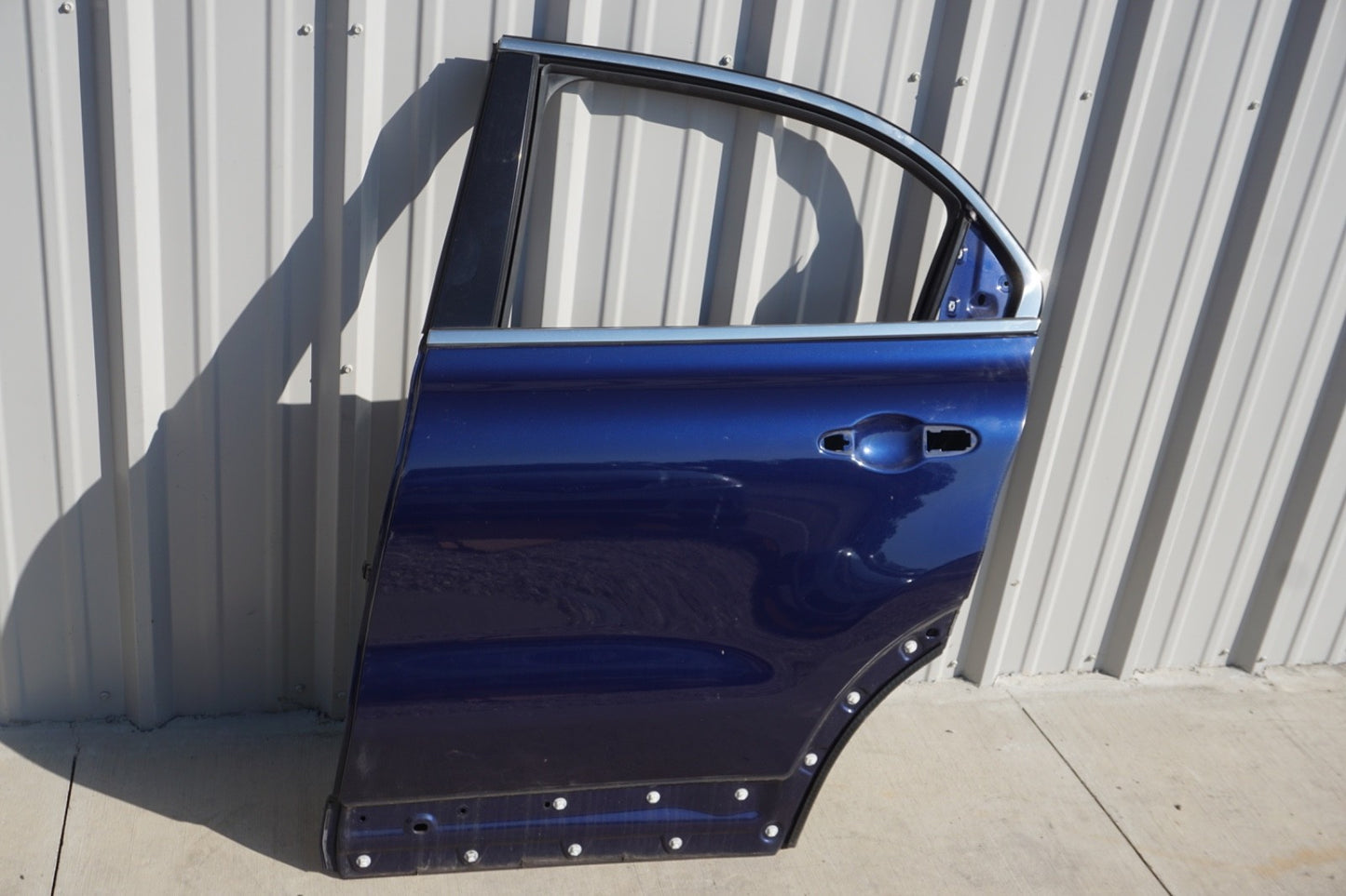 2016 - 2023 Fiat 500X  68329360AA Rear Left Door Shell Blue Color