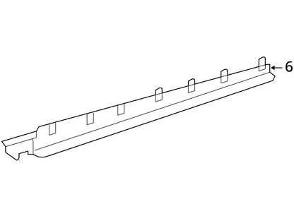 06-11 Mercedes W164 ML63 ML350 RUNNING BOARD SIDE STEP LEFT DRIVER SIDE OEM