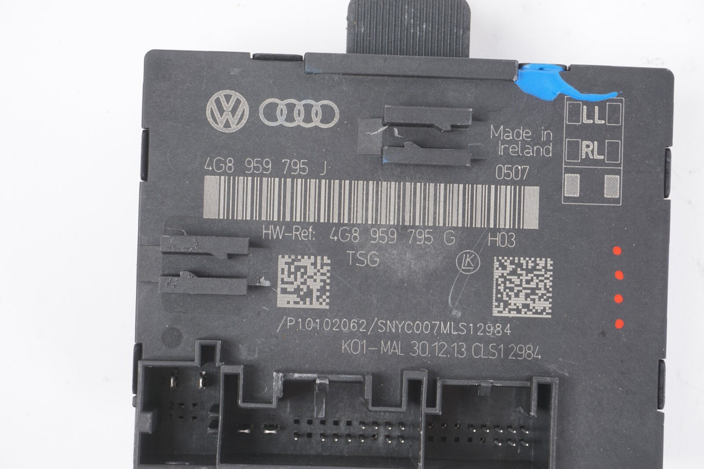 2012 - 2018 AUDI A7 REAR RIGHT PASSENGER SIDE DOOR CONTROL MODULE UNIT  OEM