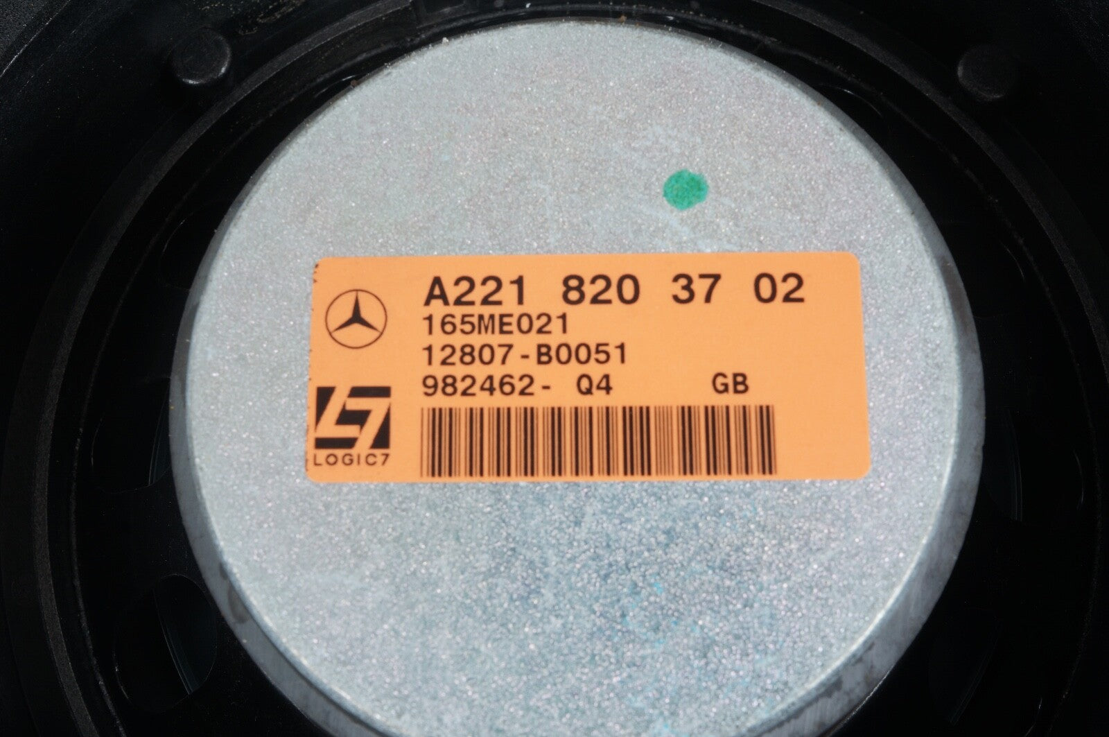 07-09 Mercedes W221 S550 S63 AMG Front Left Side Door Sound Speaker Logic REAR