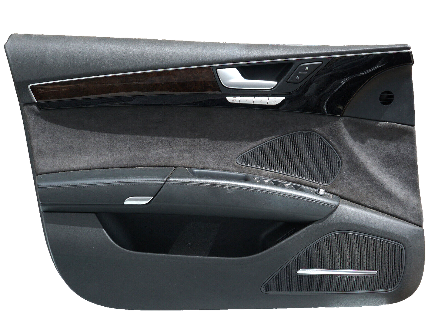 2011 - 2014 AUDI A8 A8L FRONT LEFT DRIVER DOOR PANEL TRIM OEM