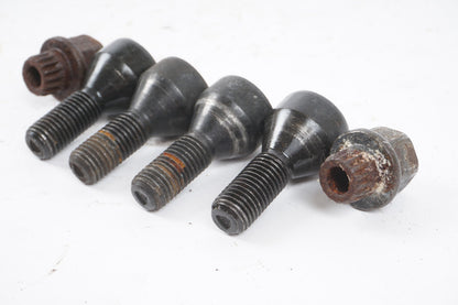 W221 W222 W166 W167 W204 W216 W213 WHEEL LUG NUT W/ LOCK KEY SET of 6 OEM