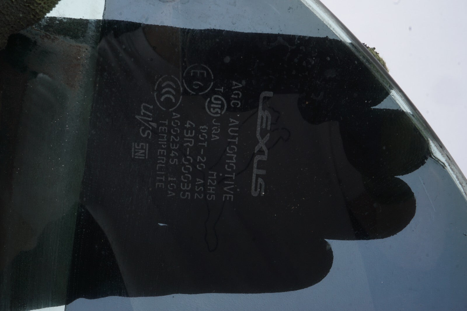11-17 Mercedes E350 Convertible Rear Right Pass Side Quarter Window Glass OEM
