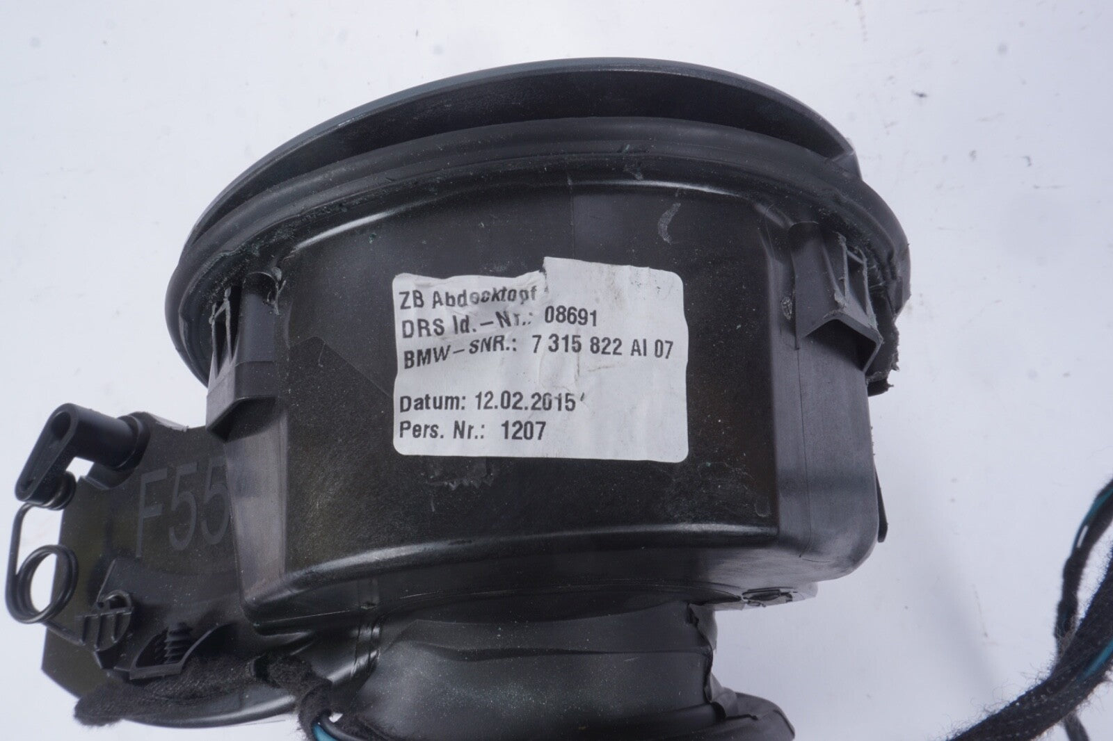 13-19 MINI COOPER F55 FUEL GAS FILLER CAP 51177315822 OEM