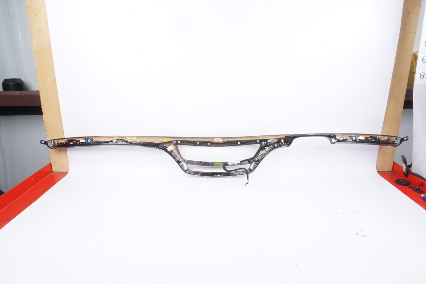 10-13 Mercedes W221 S400 Center Dashboard Dash Trim Molding Wood 2216803493 OEM