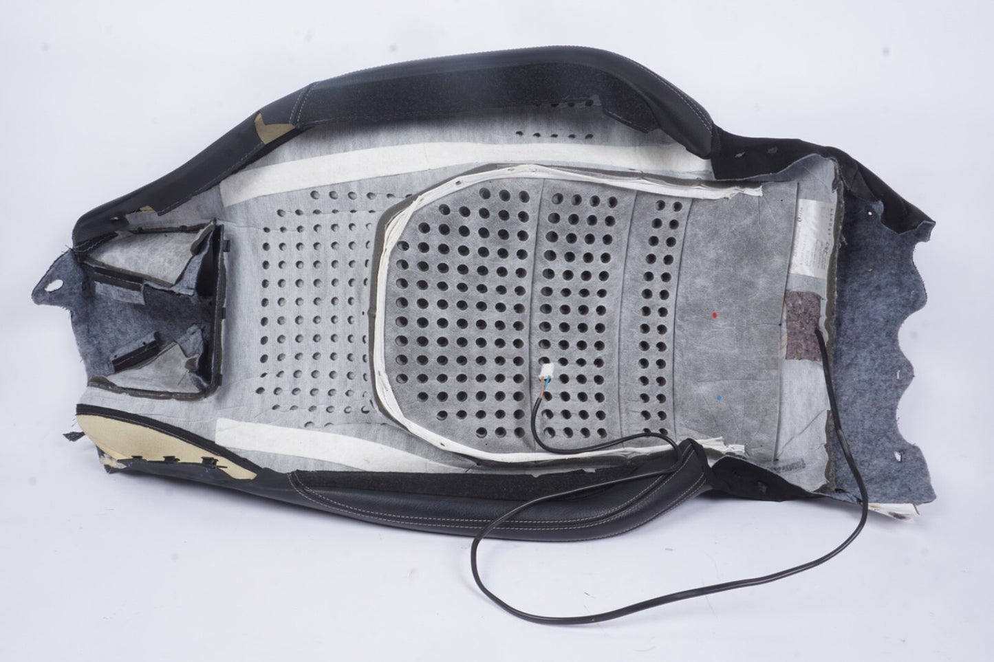 2010-14 MERCEDES E350 W212 COUPE FRONT LEFT DRIVER UPPER SEAT COVER BLACK