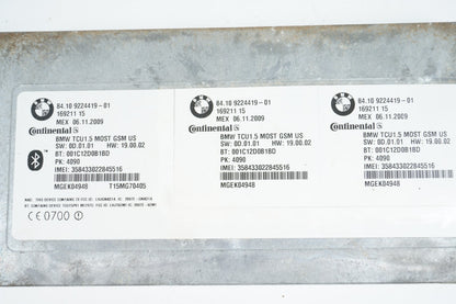 2008 - 2013 BMW X6 COMMUNICATION BLUETOOTH CONTROL MODULE OEM