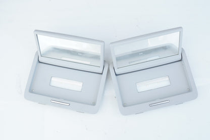 2012 - 2018 AUDI A8 REAR ROOF VANITY MAKEUP MIRROR W/ LIGHT 4H4858563 LH&RH OEM