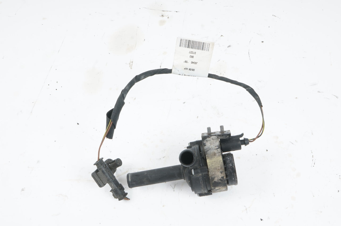 07-11 Mercedes S550 W221 AUXILIARY WATER PUMP HEATER W/ WIRE WIRING HARNESS  OEM