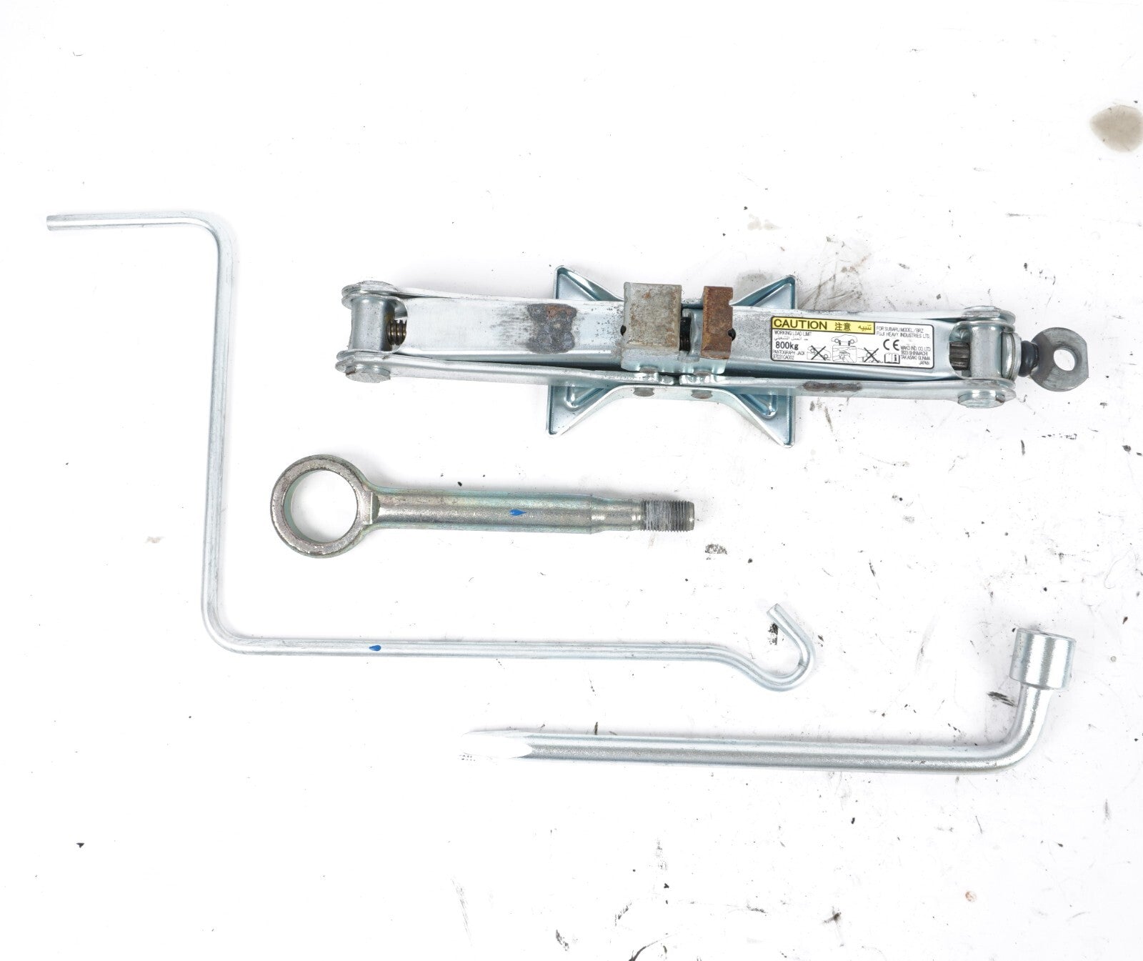 2013 - 2020 Subaru BRZ EMERGENCY SPARE TIRE TOOL KIT JACK WRENCH TOW HOOK OEM