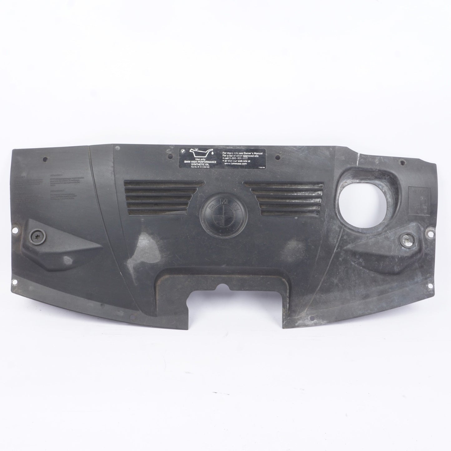 03-08 BMW Z4 E85 E86 Engine Motor Radiator Air Intake Duct Cover 7062811 OEM
