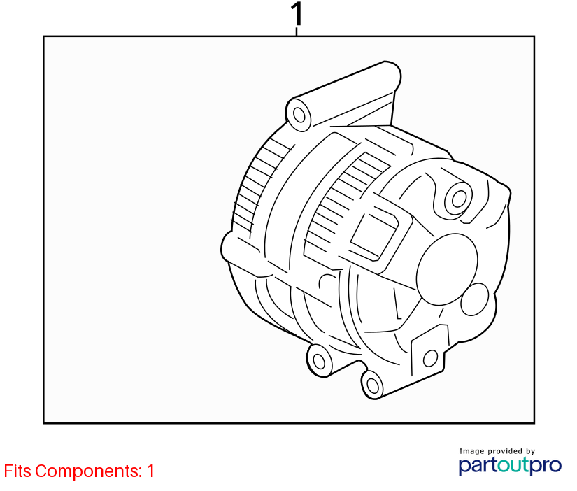 2016 - 2022 Acura ILX 2.4L Engine Motor Alternator Generator 12V OEM