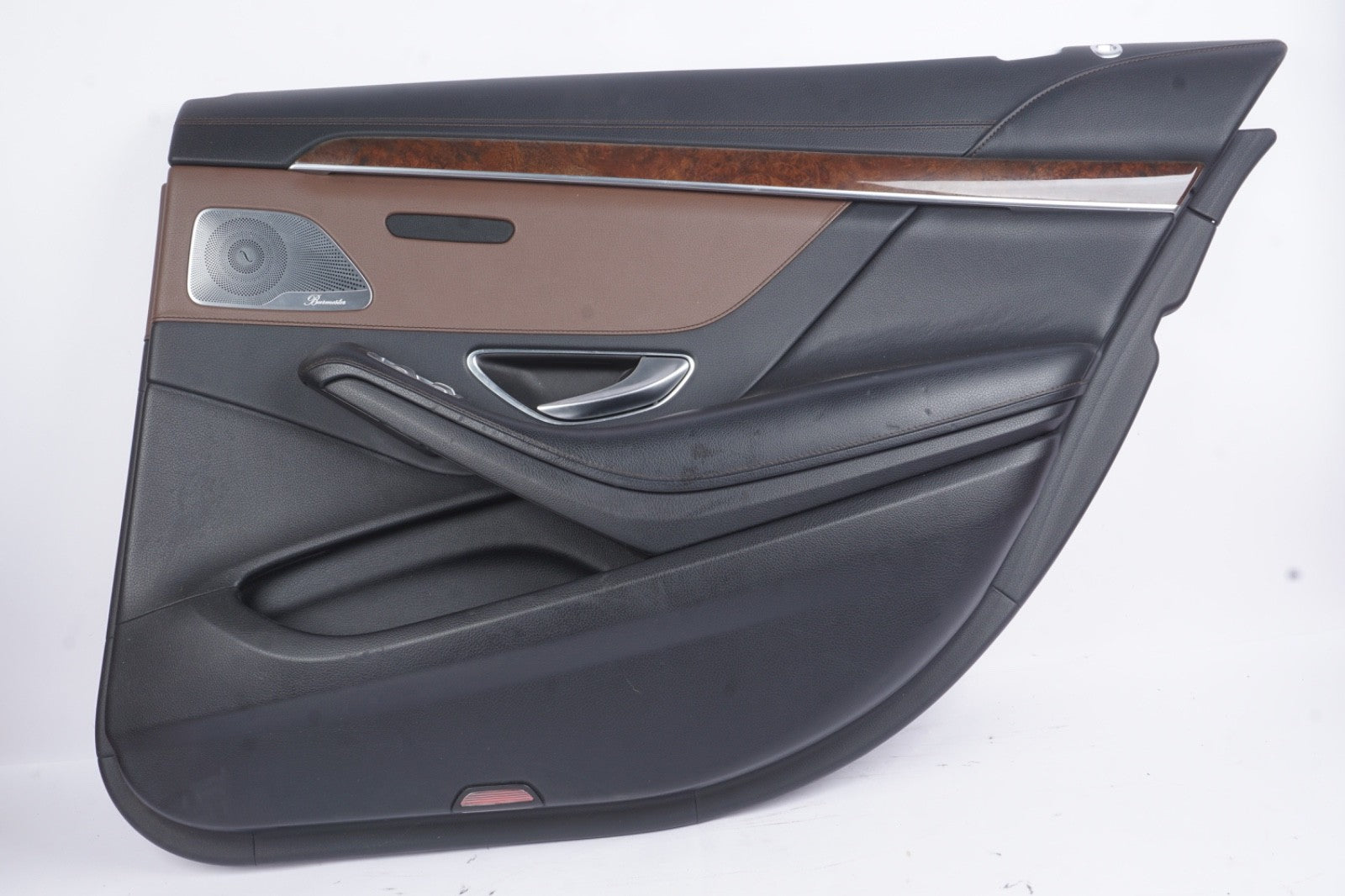 2014 - 2020 MERCEDES S550 REAR RIGHT INNER DOOR PANEL BLACK AND BROWN