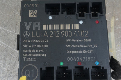 08-18 Mercedes X204 GLK350 C300 E350 Front Right Side Door Control Module