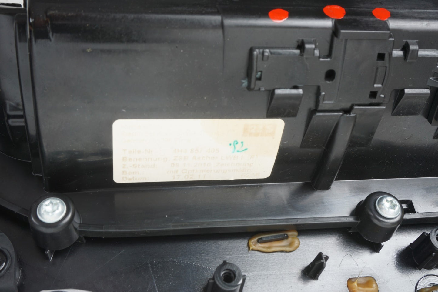 2011-2017 Audi D4 A8 A8L Rear Left Interior Door Handle w/ Trim Panel OEM