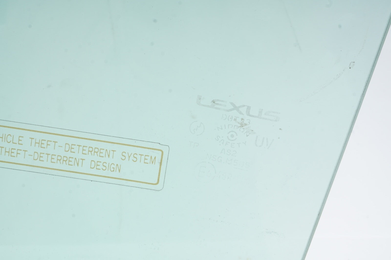 2002 - 2010  Lexus SC430 Front Door Window Glass - Driver Left