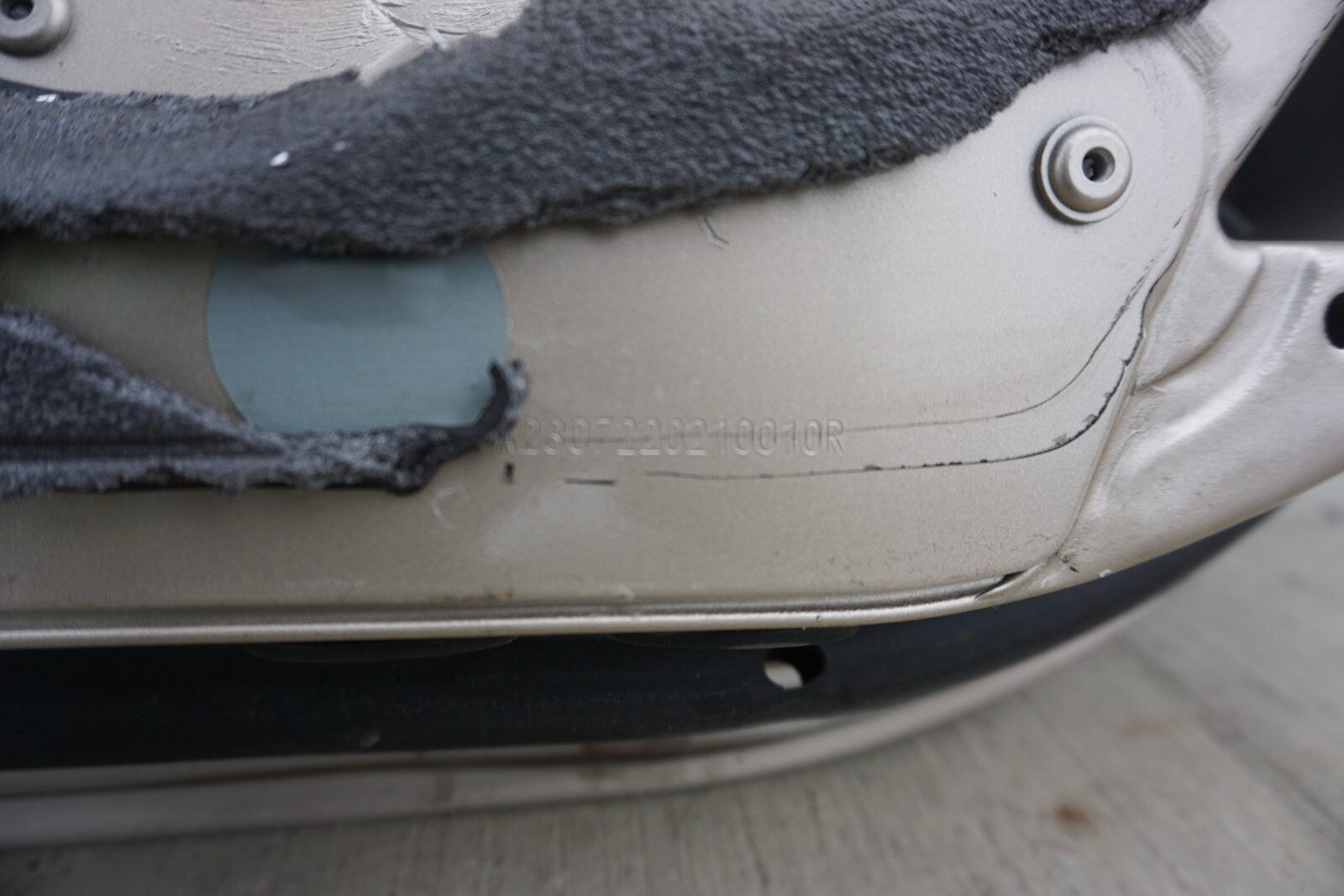 03 - 08 Mercedes R230 SL500 SL550 SL600 Front Door Shell Right Passenger EM