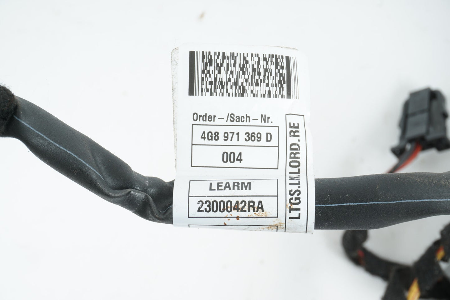 2012 - 2017 AUDI A7 FRONT RIGHT PASSENGER SEAT WIRE HARNESS W/ MOTOR OEM