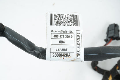2012 - 2017 AUDI A7 FRONT RIGHT PASSENGER SEAT WIRE HARNESS W/ MOTOR OEM