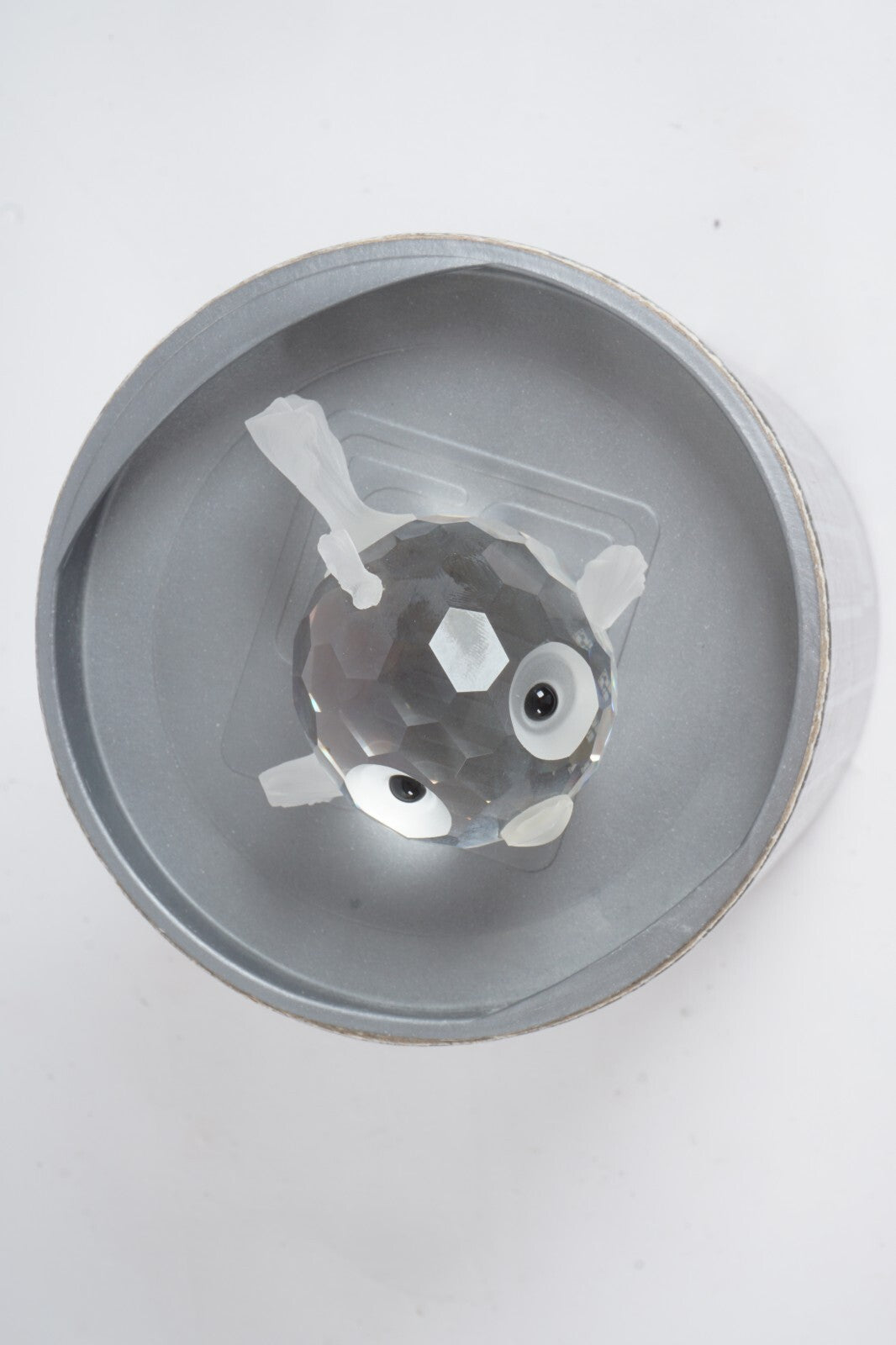 Vintage Swarovski Silver Crystal Blowfish (Art.7644NR041000) Figurine 