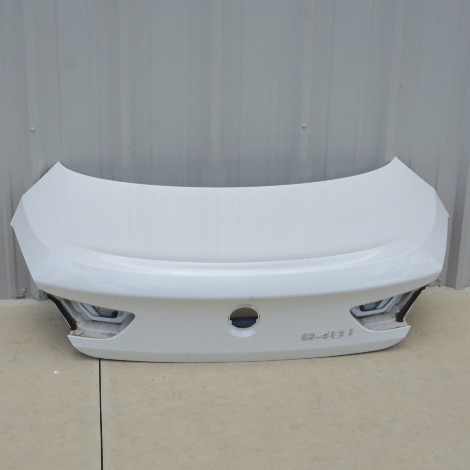 12-18 BMW F06 640I 650I M6 GRAN COUPE TRUNK LID TAIL GATE ALPINE WHITE