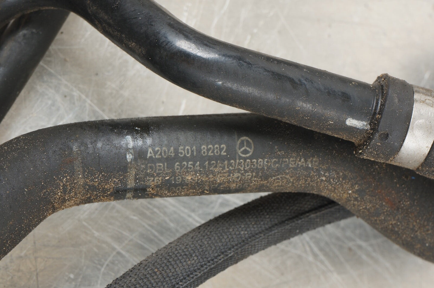 12-14 Mercedes W204 C250 M271 Engine Motor Cooling Radiator Hose Pipe w/Pump OEM