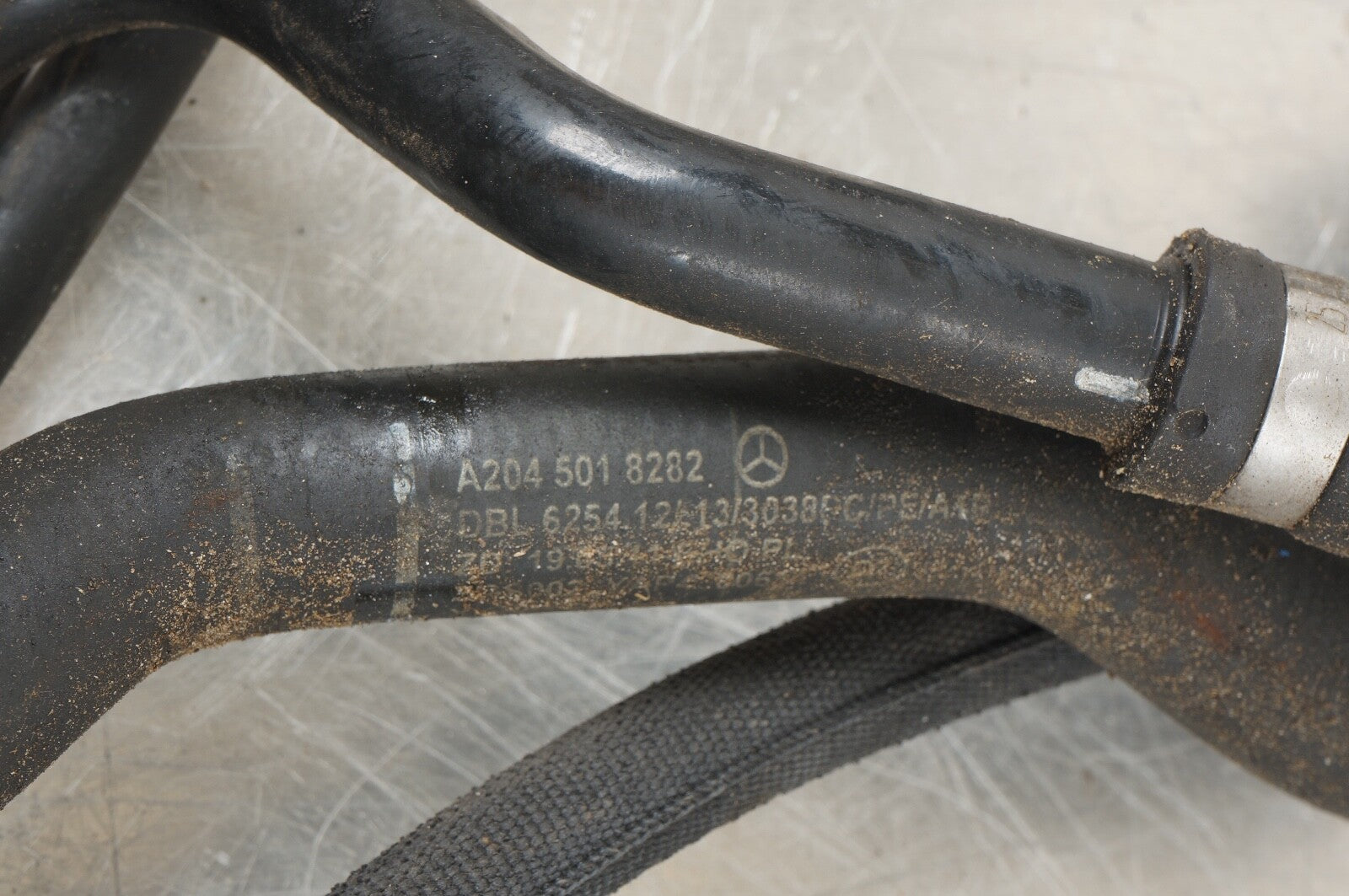 12-14 Mercedes W204 C250 M271 Engine Motor Cooling Radiator Hose Pipe w/Pump OEM