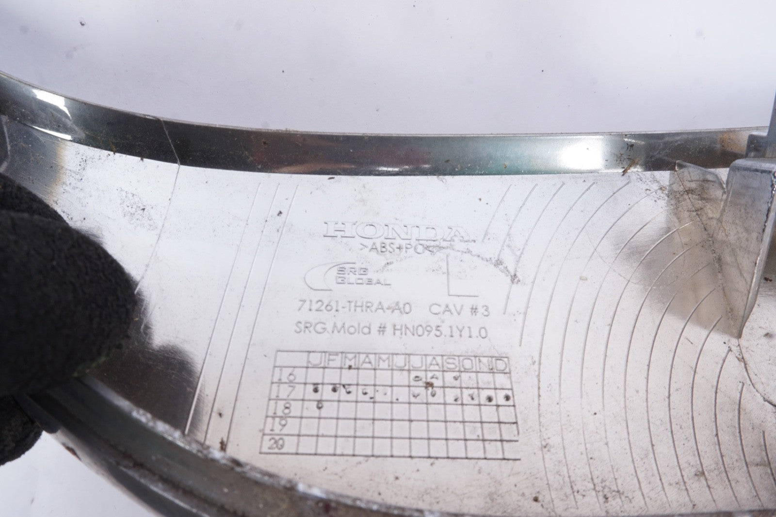 2018-2020 Honda Odyssey Driver Upper Grille Extension 71260-Thr-A01