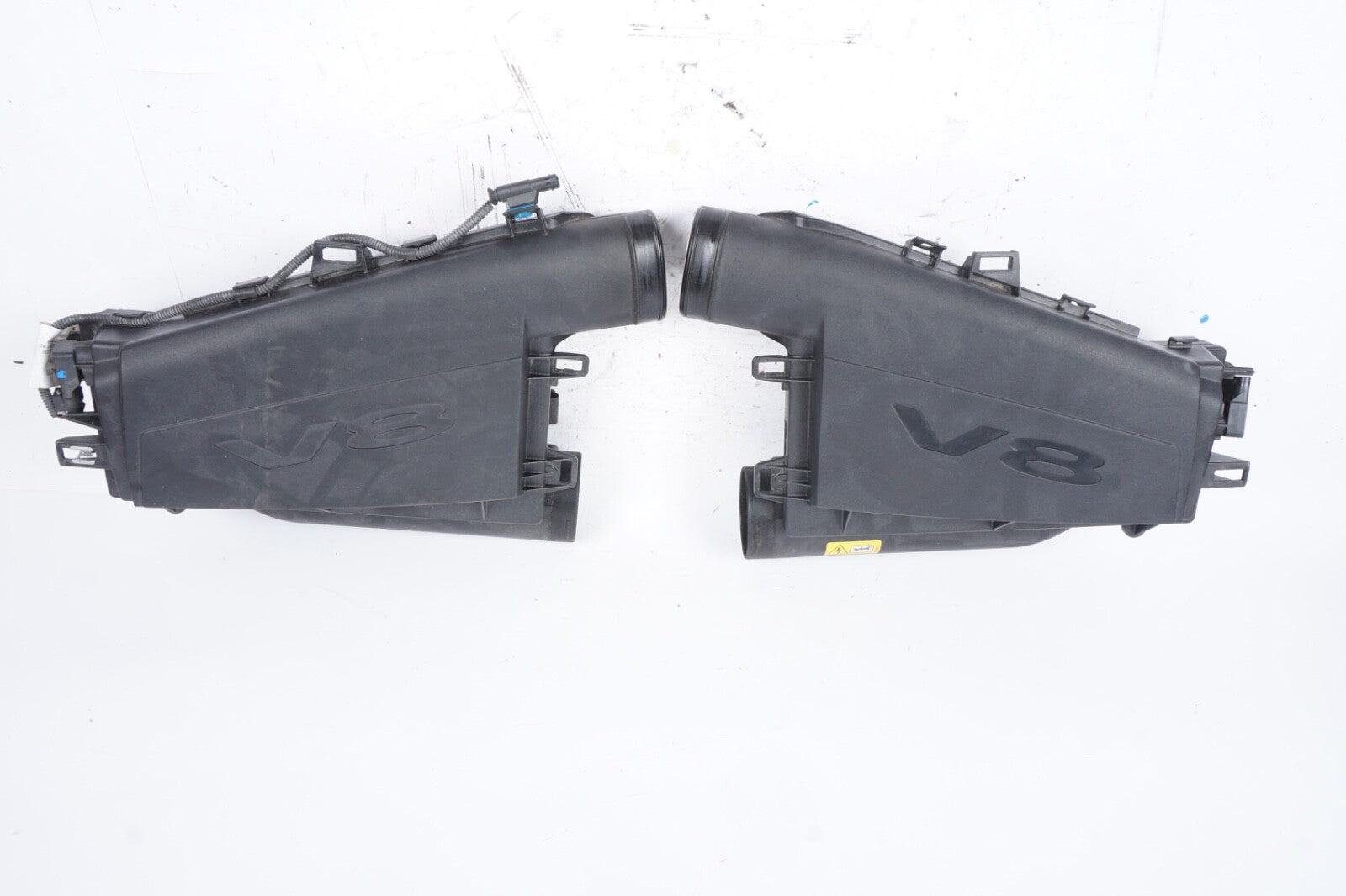 12-17 MERCEDES S550 4.6L LEFT RIGHT SIDE ENGINE AIR INTAKE CLEANER BOX OEM