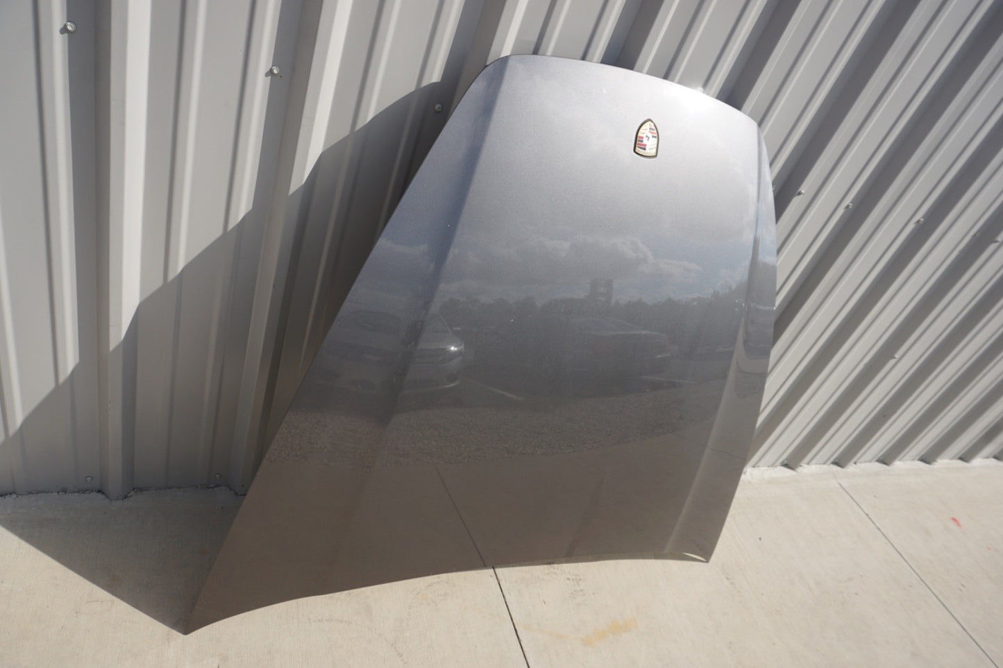 2011 - 2014 Porsche Cayenne 958 Turbo Hood Panel Assembly Gray OEM