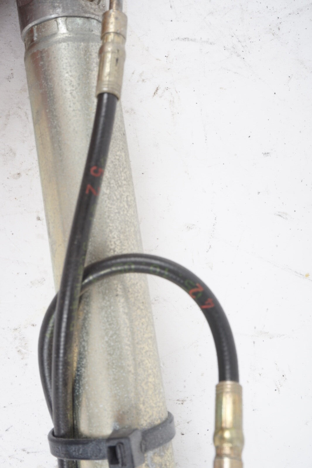 2003-2008 MERCEDES SL500 CONVERTIBLE ROOF HYDRAULIC CYLINDER SHOCK LINE 42 52