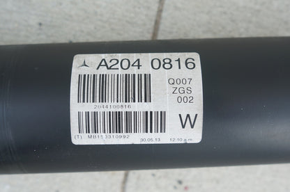 12-15 Mercedes C250 1.8L Turbo RWD Drive Shaft Driveshaft OEM A2040816