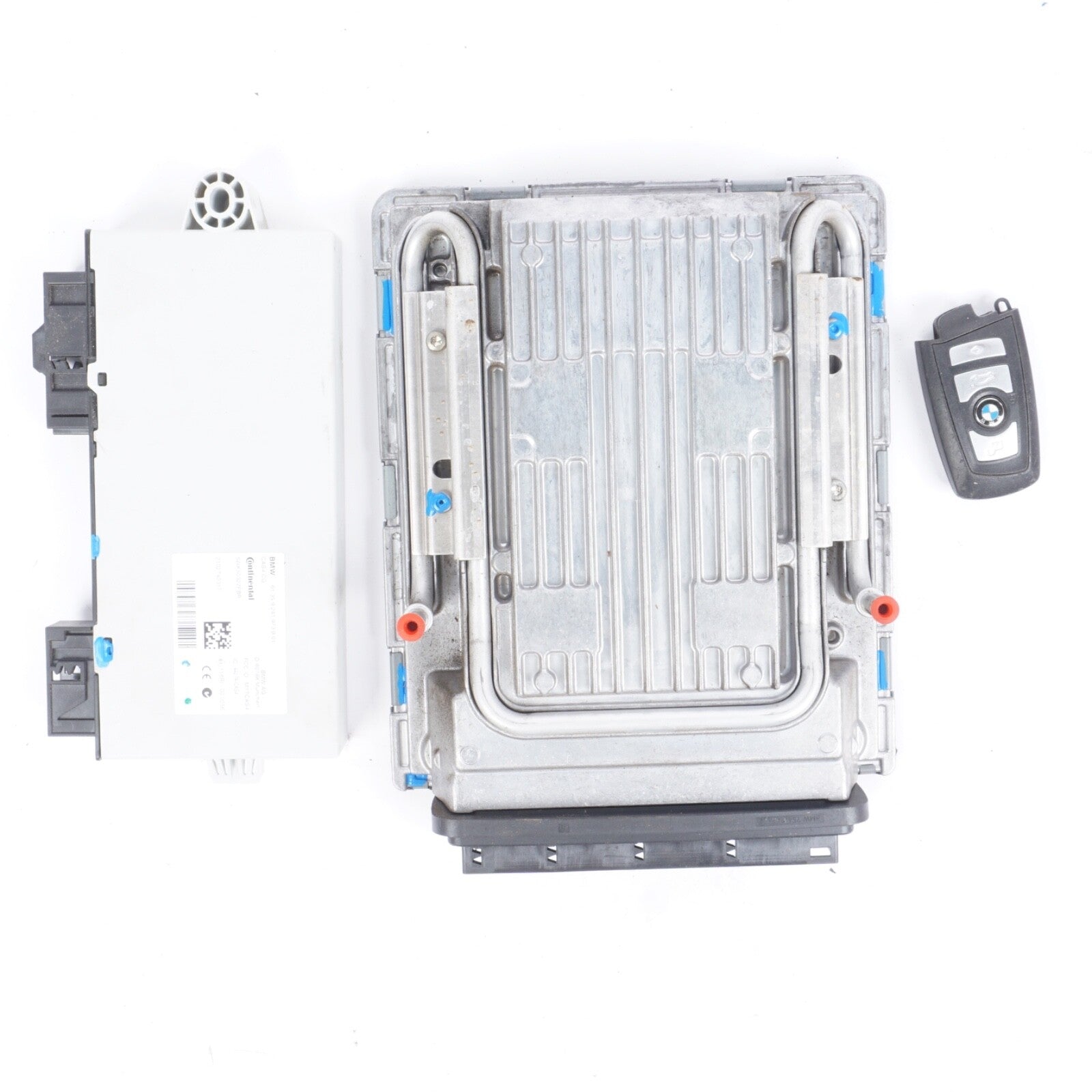 09-13 BMW 550i 650i 750i (F01 F06 F10) 4.4TT N63 ENGINE DME CAS4 MODULE KEY SET