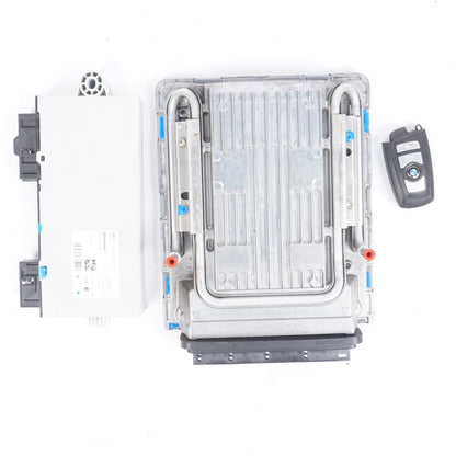 09-13 BMW 550i 650i 750i (F01 F06 F10) 4.4TT N63 ENGINE DME CAS4 MODULE KEY SET