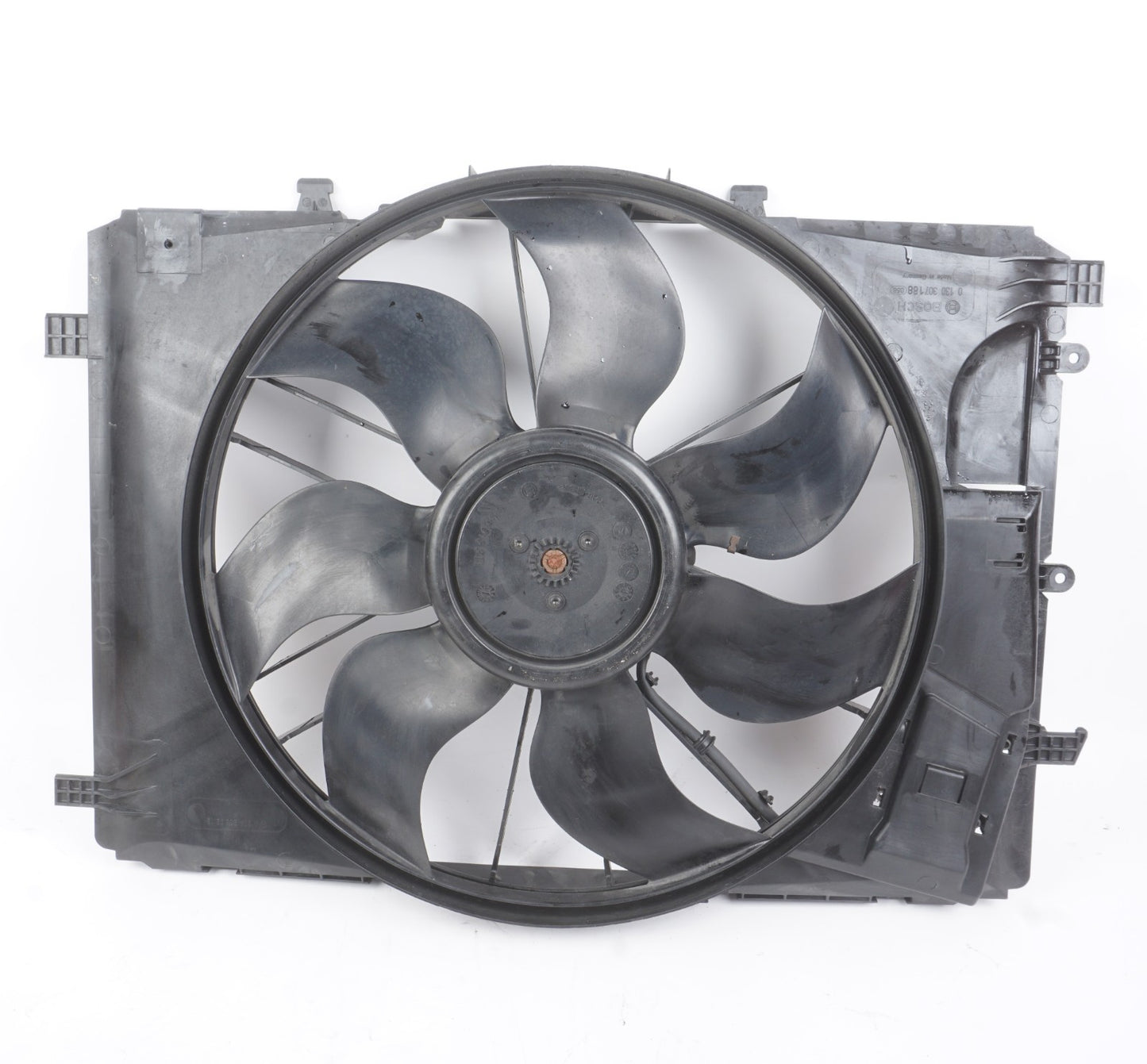 08-20 Mercedes W212 E350 C250 Engine Radiator Cooling Fan Motor Assembly OEM