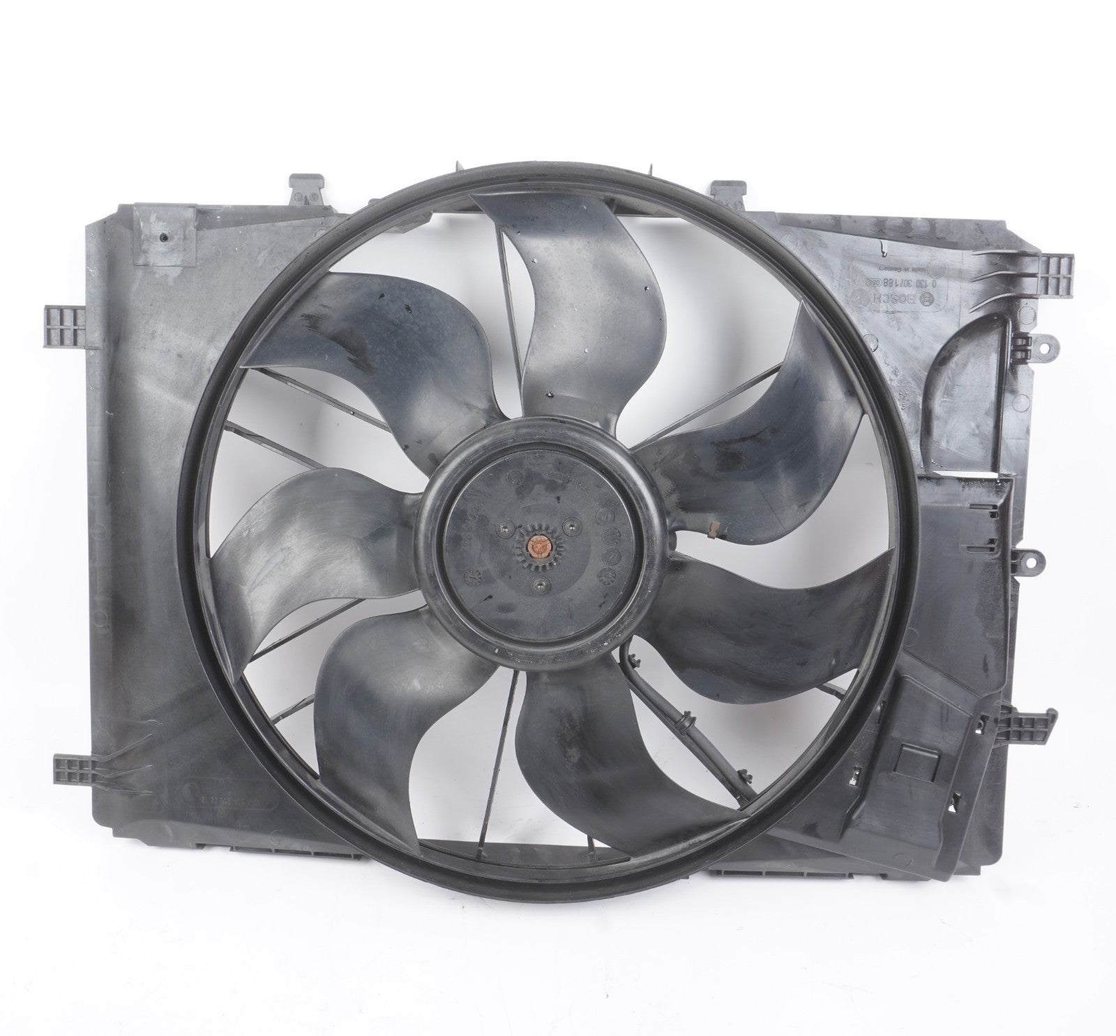 08-20 Mercedes W212 E350 C250 Engine Radiator Cooling Fan Motor Assembly OEM