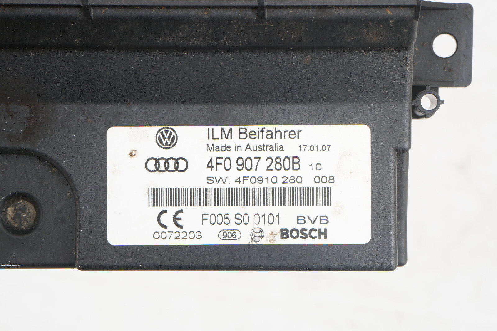 2007 - 2009 AUDI Q7 ONBOARD POWER SUPPLY CONTROL MODULE 4F0907280B OEM