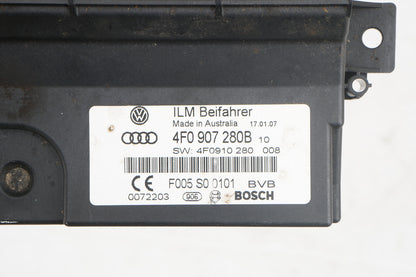 2007 - 2009 AUDI Q7 ONBOARD POWER SUPPLY CONTROL MODULE 4F0907280B OEM