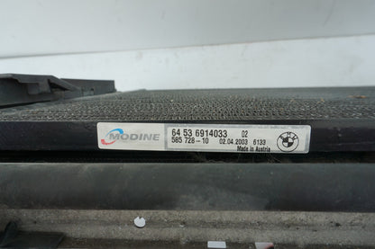 2003-2008 BMW Z4 E85 3.0L COOLING RADIATOR & AC CONDENSER OEM