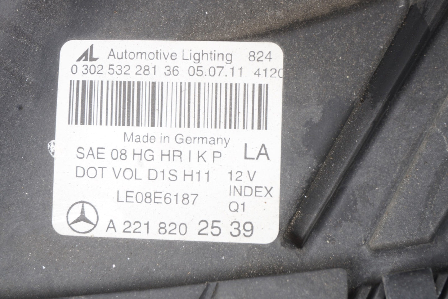 2010 - 2013 Mercedes W221 S550 S600 Front Left Side Headlight Lamp Bi-Xenon Oem