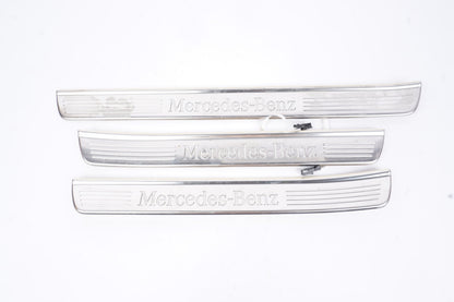 2014 - 20 Mercedes W222 S550 S600 Front & Rear Illuminated Door Step Sill Panel