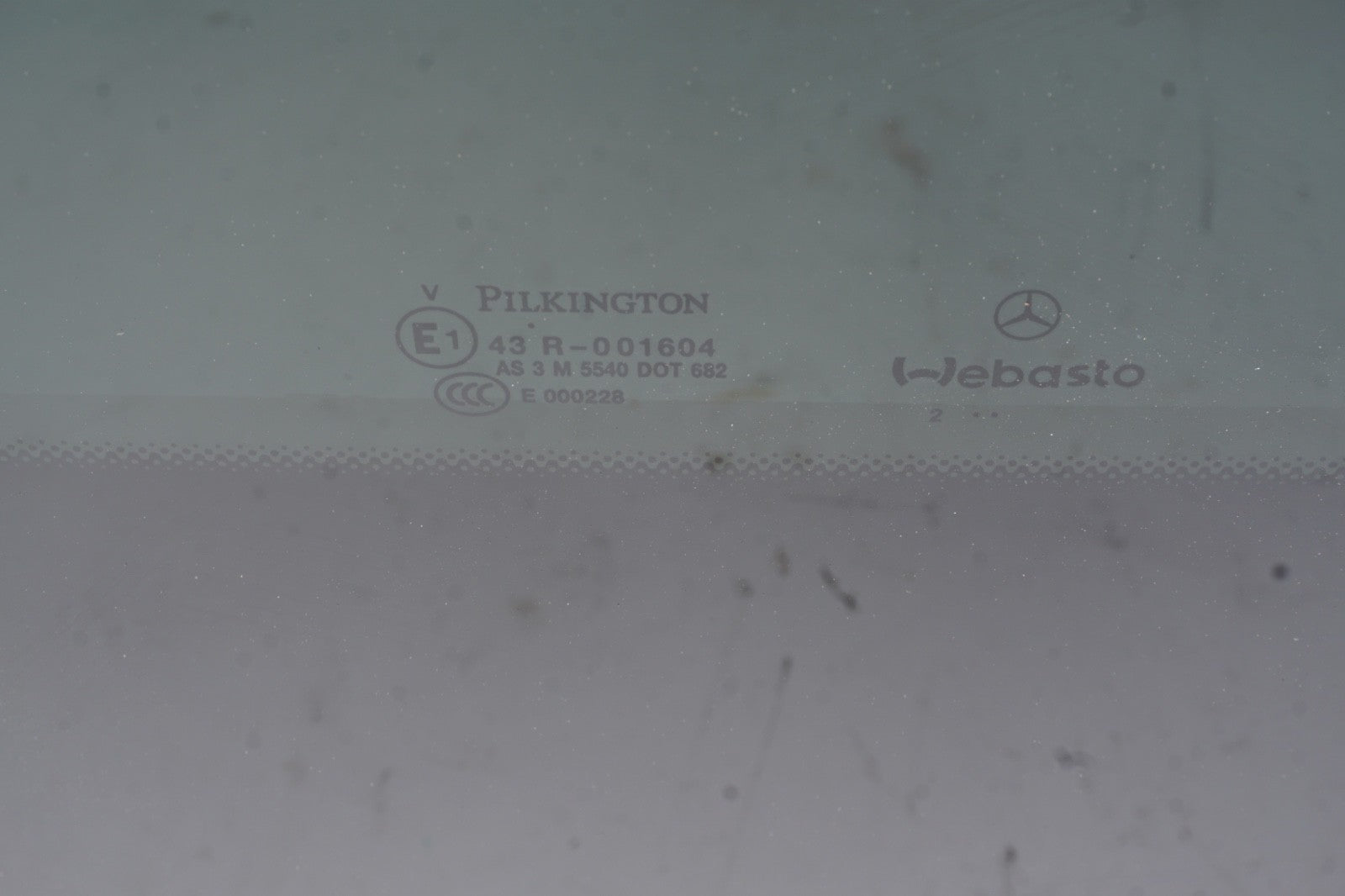 2010 - 2017 Mercedes C250 E400 E550 Coupe Rear Panoramic Sunroof Window Glass