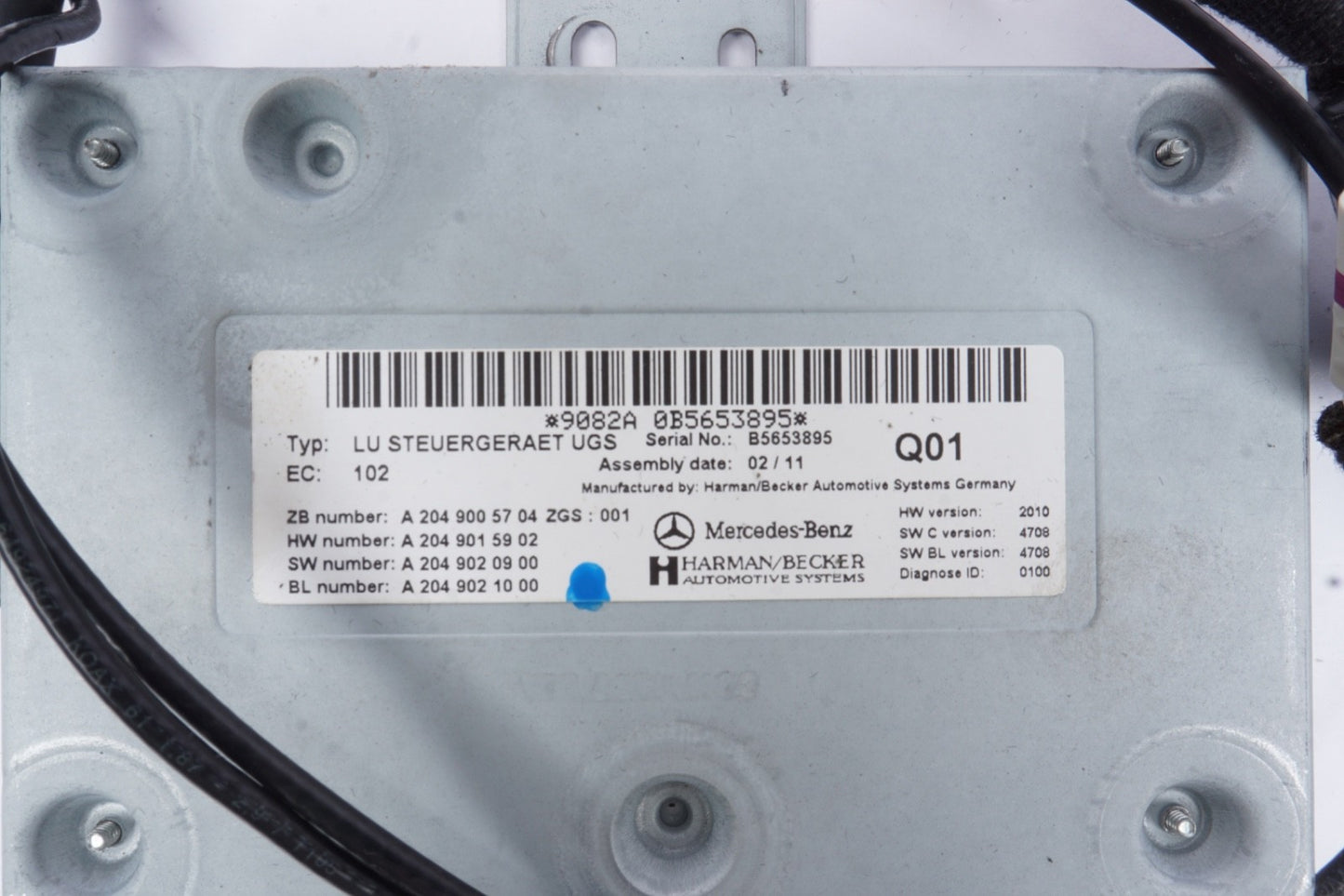2006-2011 Mercedes Benz ML350 Communication Interface Module And Wires  OEM 