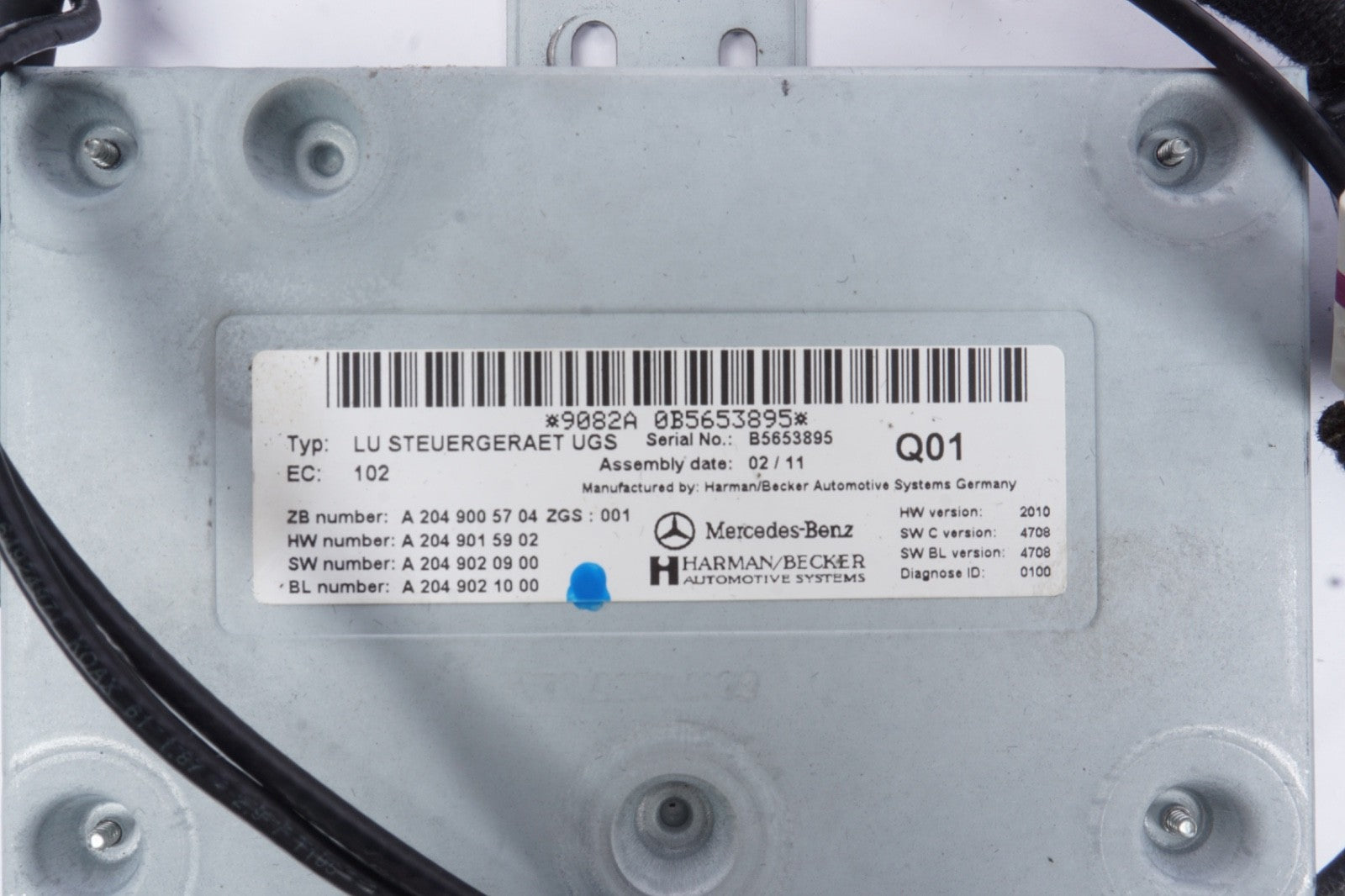 2006-2011 Mercedes Benz ML350 Communication Interface Module And Wires  OEM 