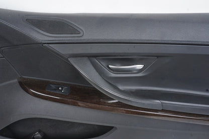 2012 - 2018 BMW F12 F13 640I 650I RIGHT DOOR PANEL BLACK NAPPA LEATHER