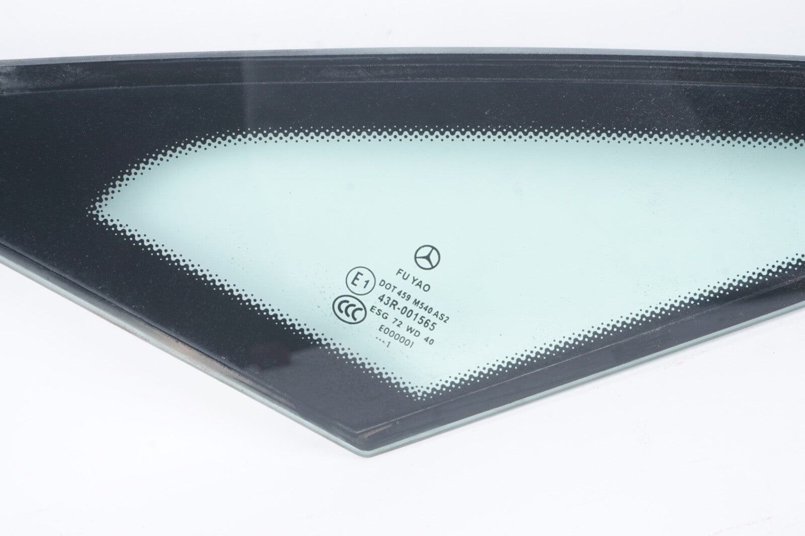 10-17 Mercedes W207 E550 E350 Coupe Rear Right Side Quarter Window Glass OEM