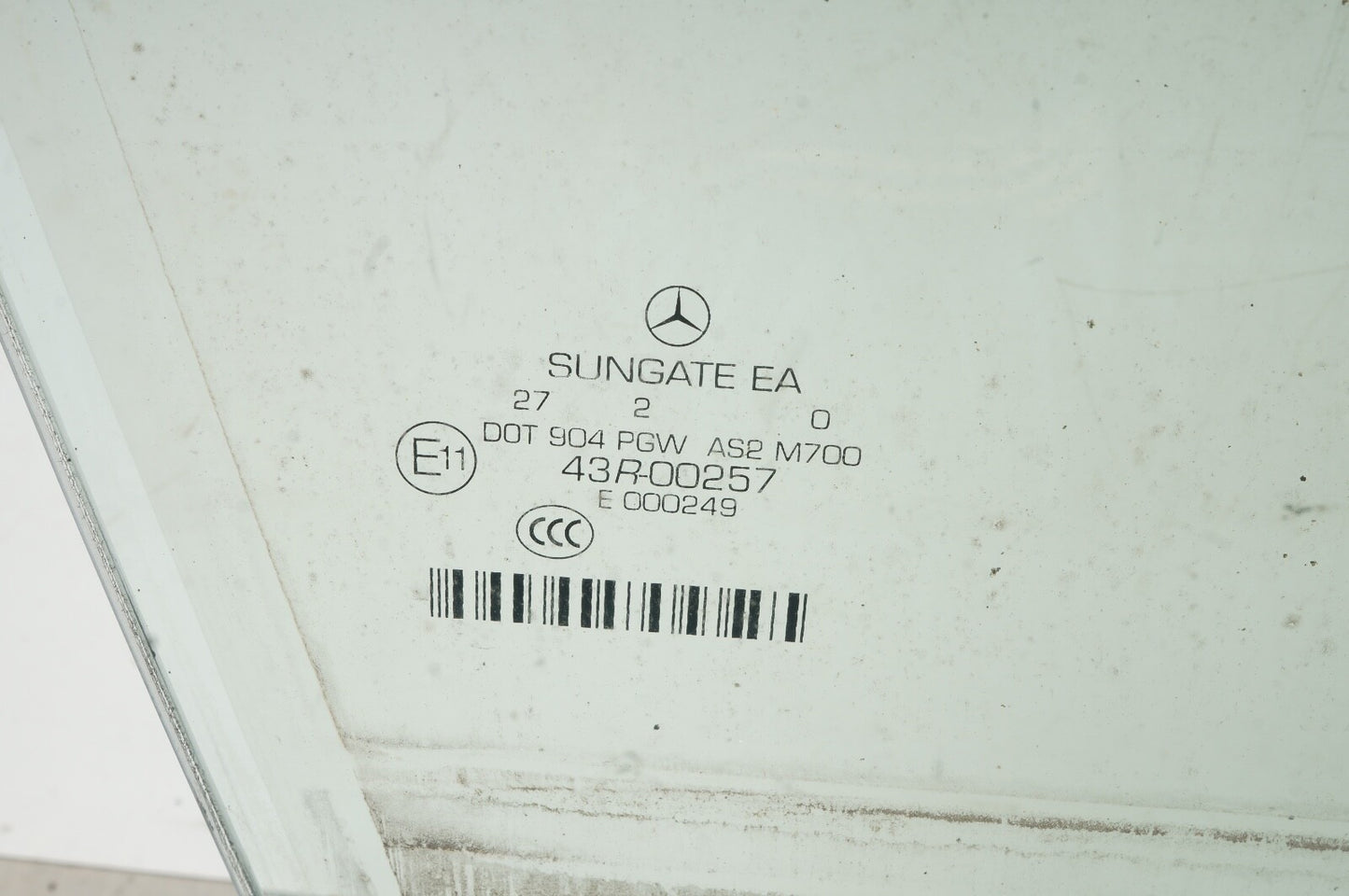 07-13 Mercedes S550 W221 Front Right Side Door Window Glass OEM
