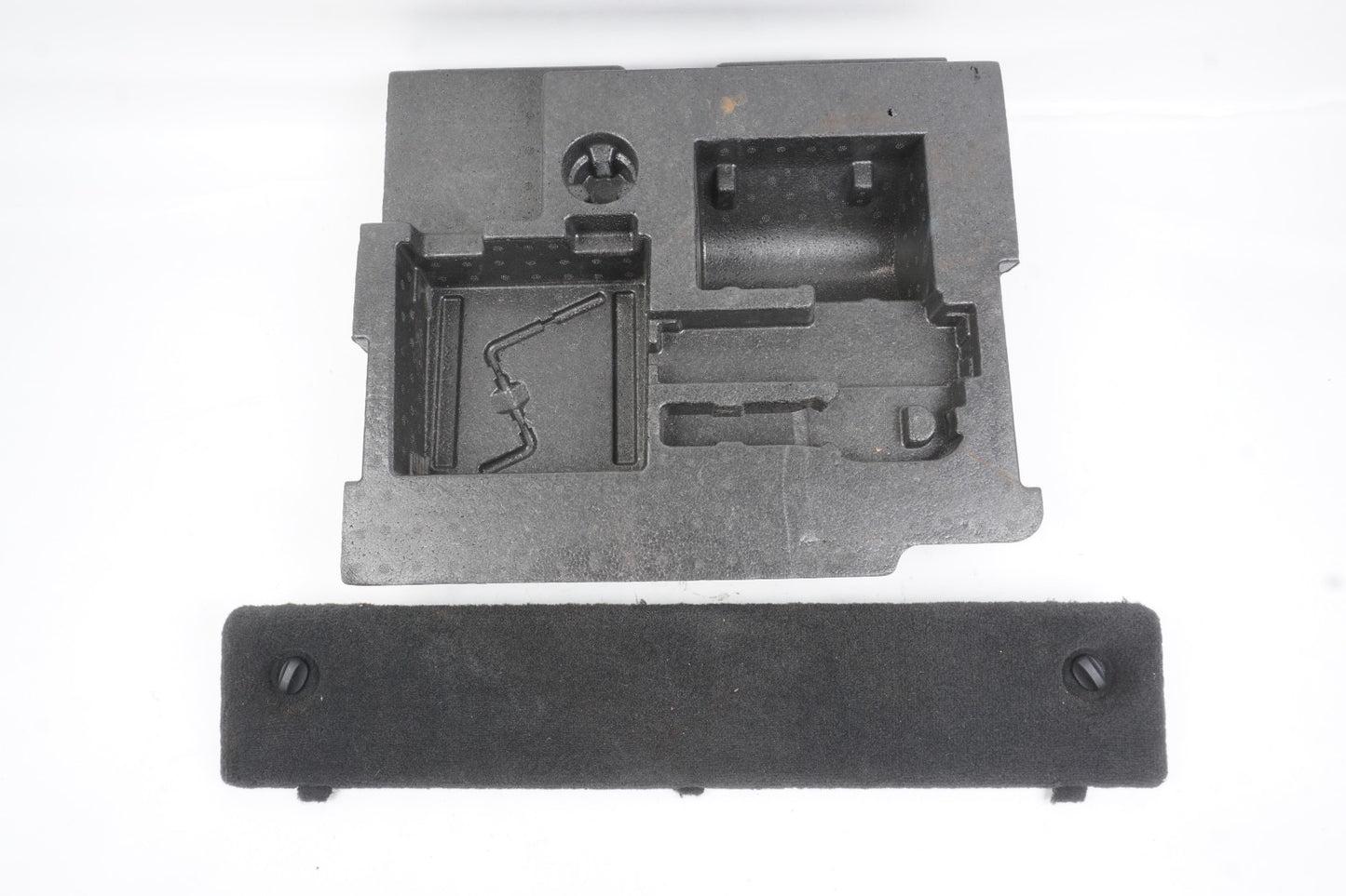 10-16 Porsche Panamera S Air Compressor Emergency Spare Tool Foam Cover OEM
